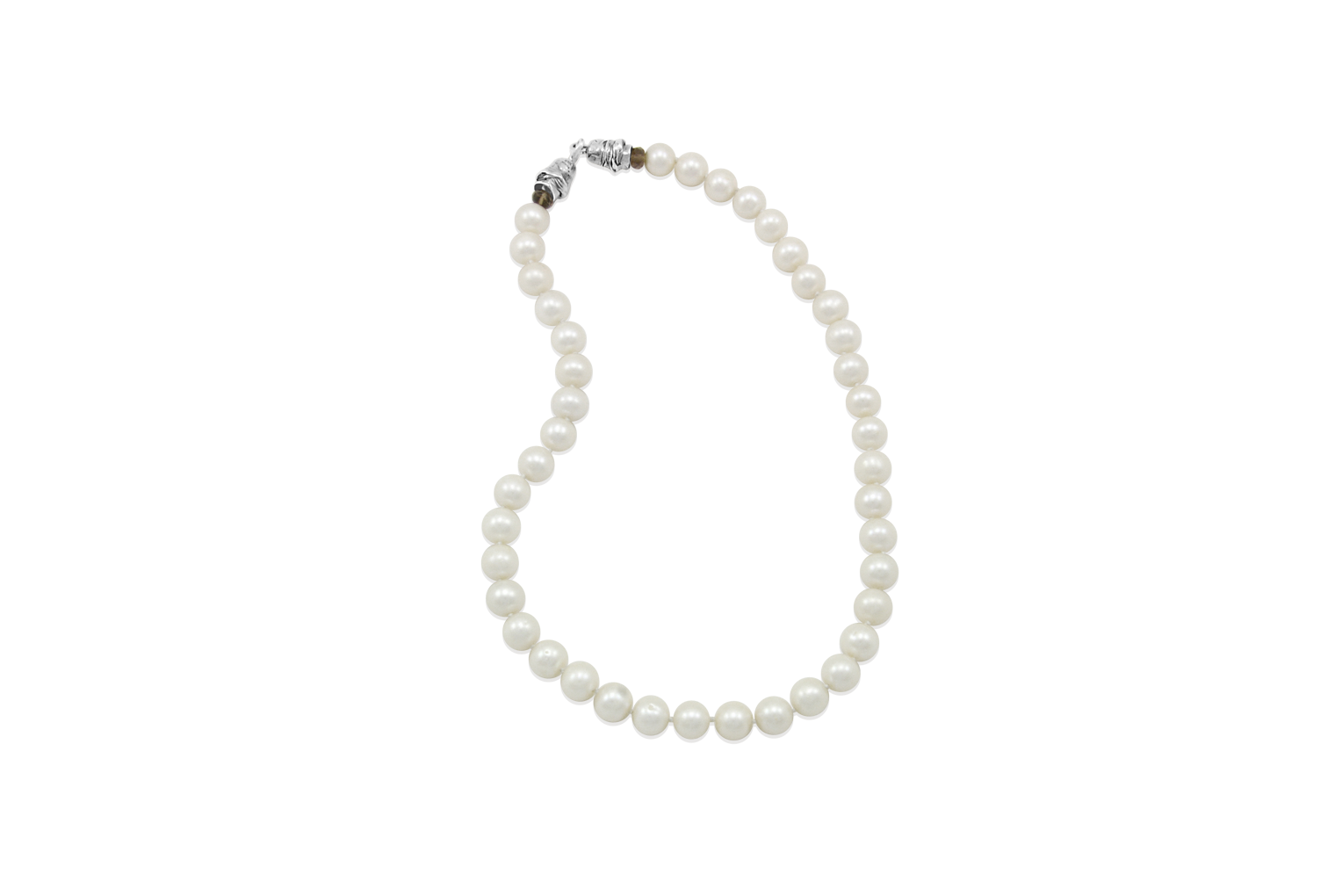 Knot Clasp on Freshwater Pearl Necklace | Mignon Faget | New Orleans ...