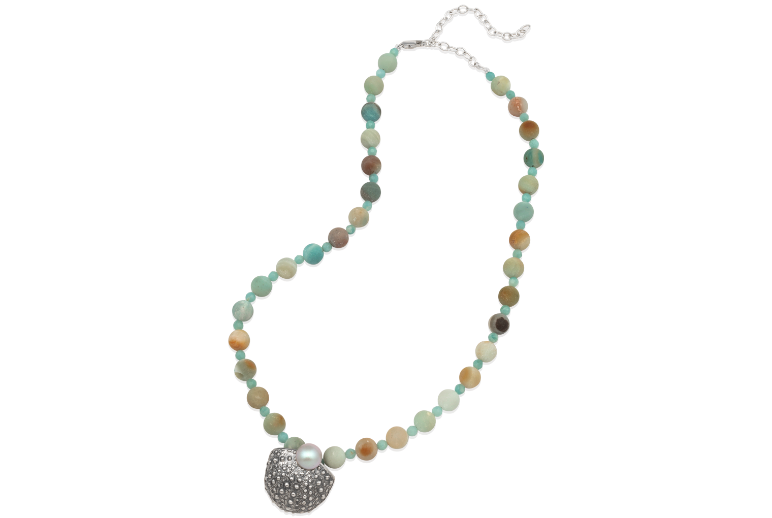 Sea Urchin Amazonite Necklace