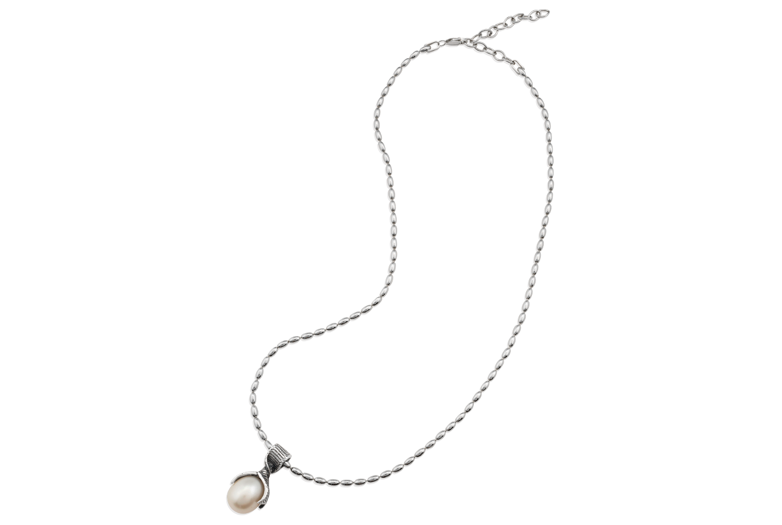 Mignon Faget Cool Mixed Pearl Toggle Necklace