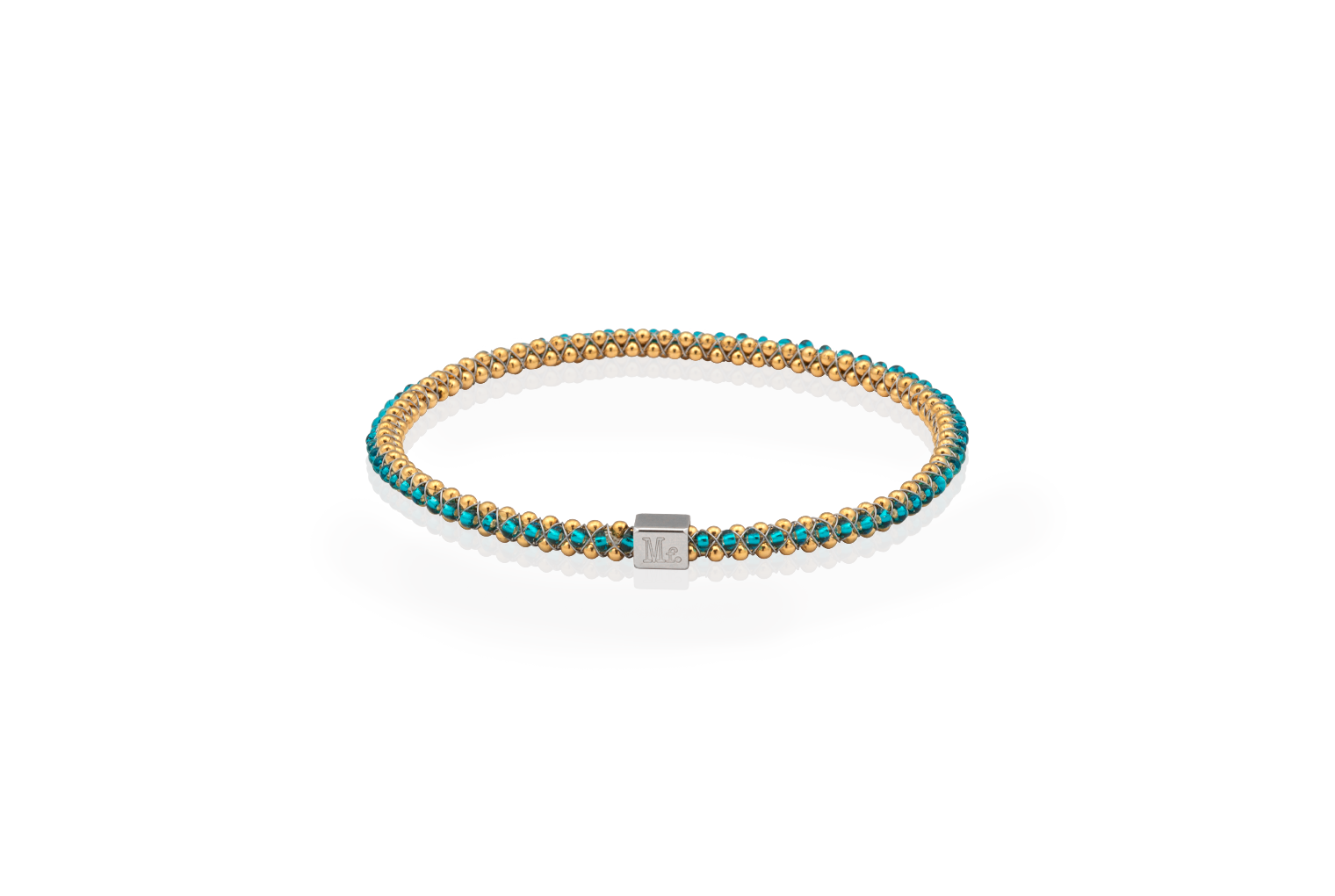 Halo Bangle Lagoon 24K