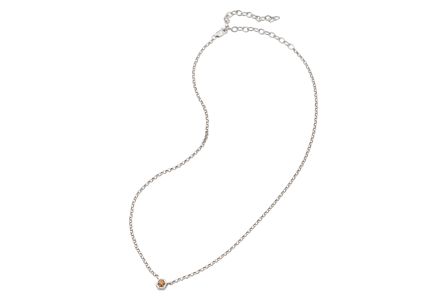 Hive Single Cell Diamond Necklace