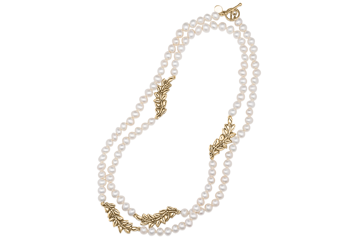 Jasmine Freshwater Pearl Station Necklace