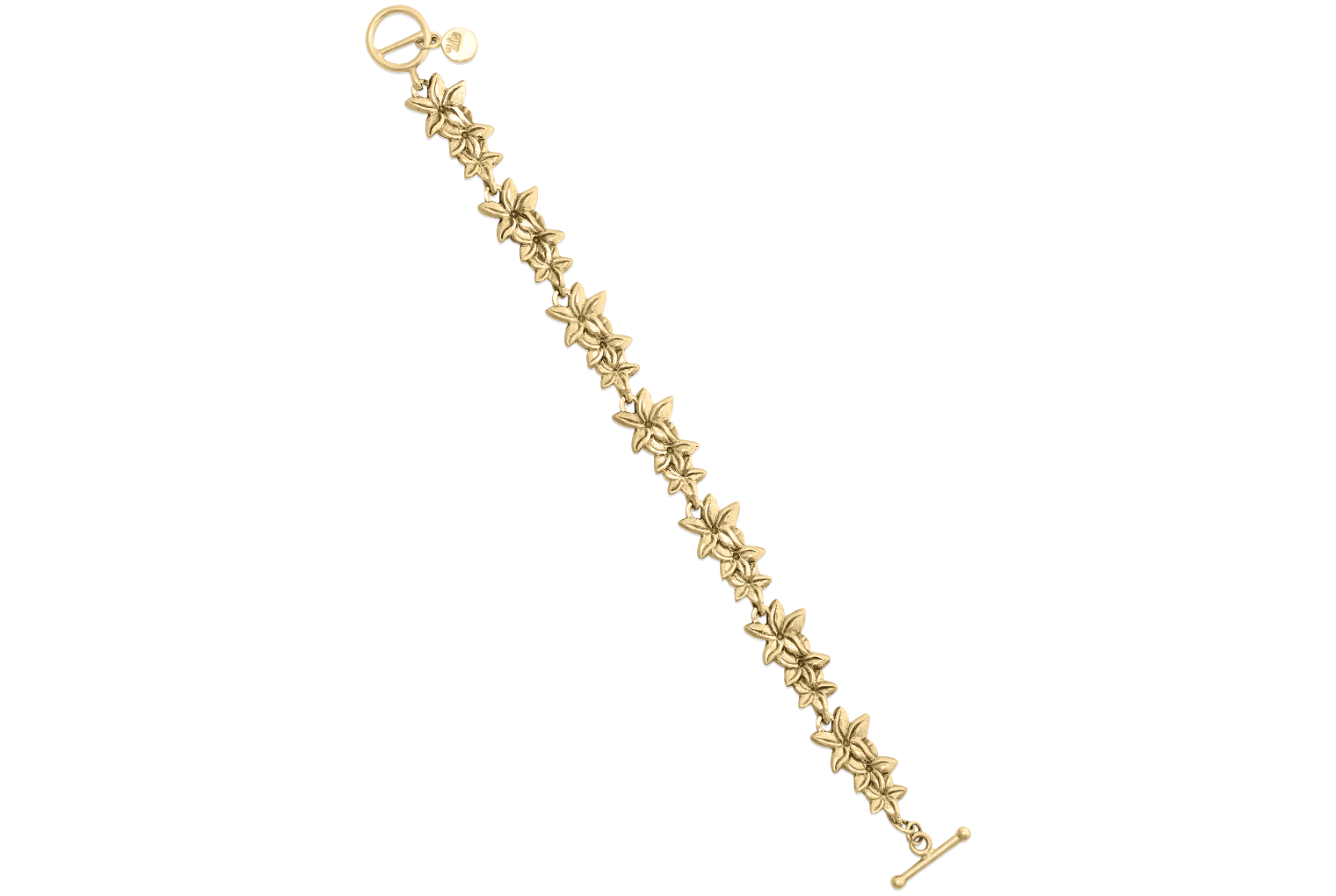 Mignon Faget New Orleans Charm Bracelet - 14K Gold - Length 7
