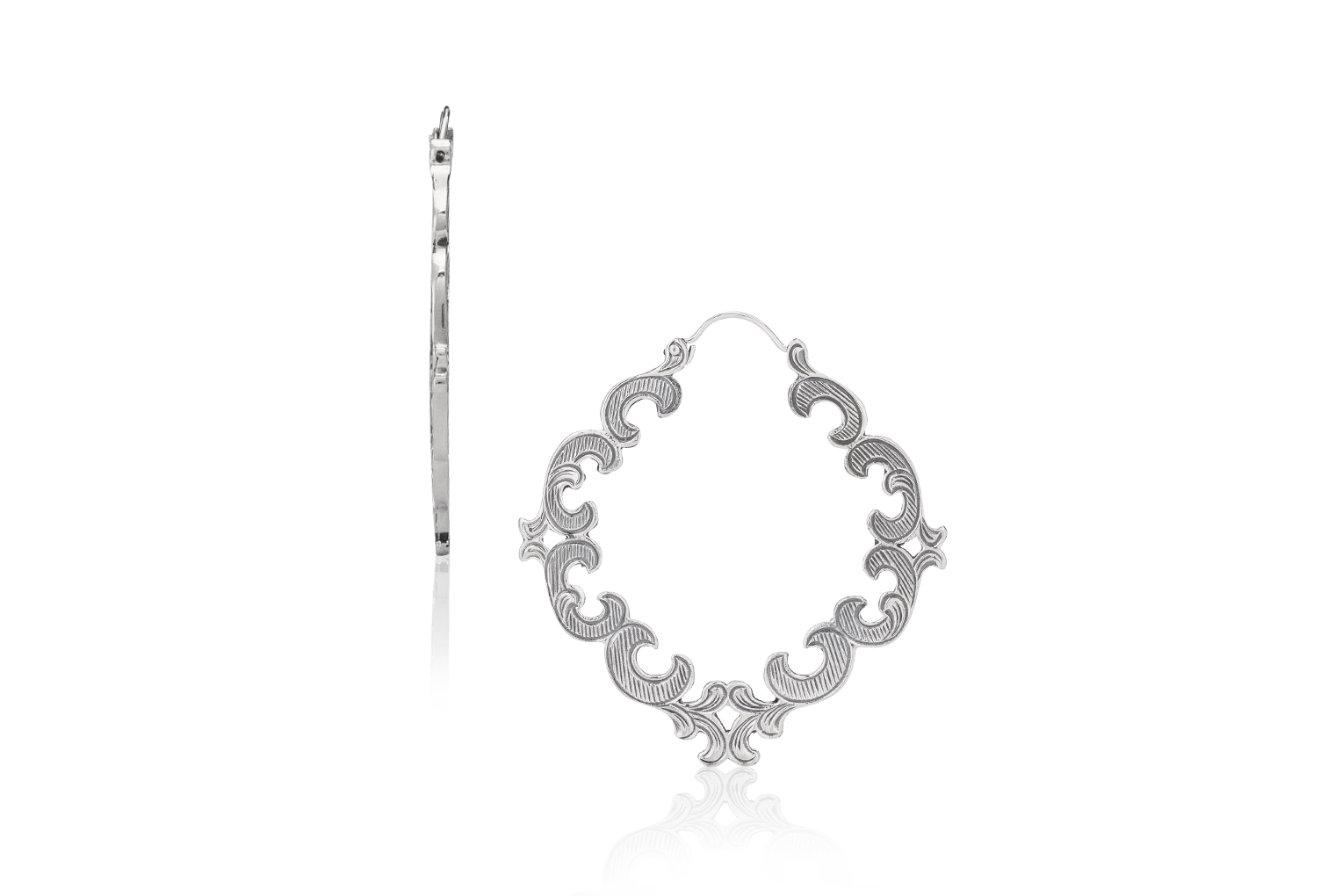 Renaissance Scrollwork Earhoops