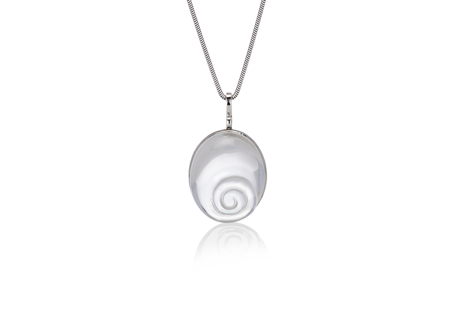 Crystal Moonsnail Pendant | Mignon Faget