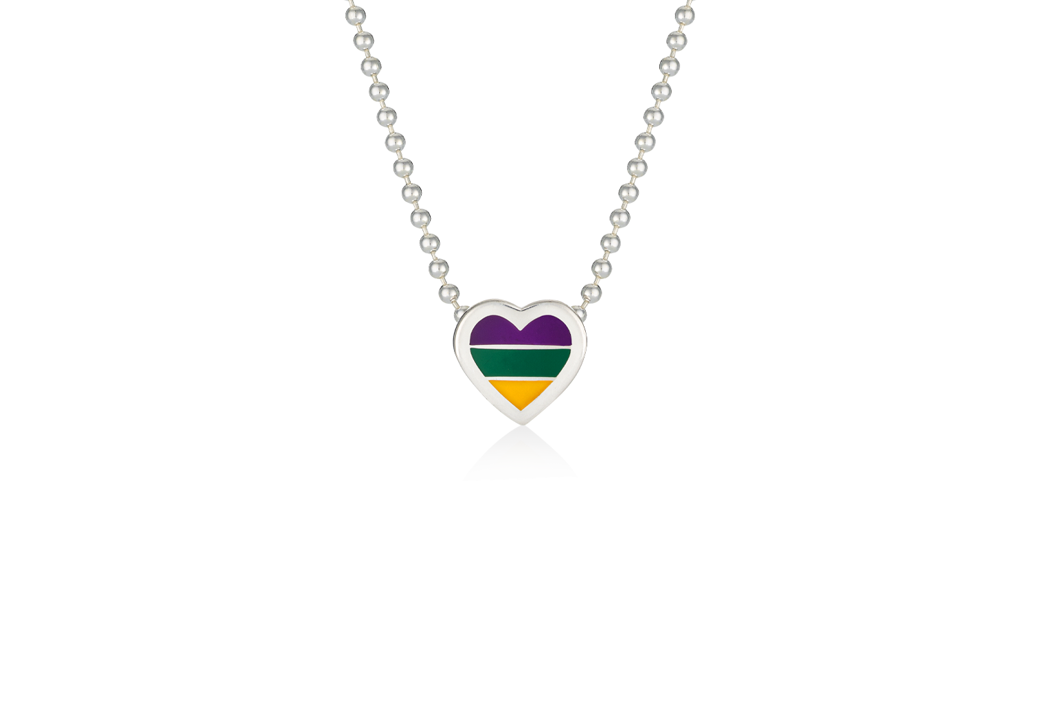 I Love Mardi Gras Pendant