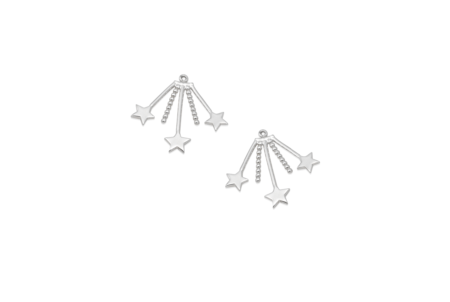 Crescent Starburst Earjackets