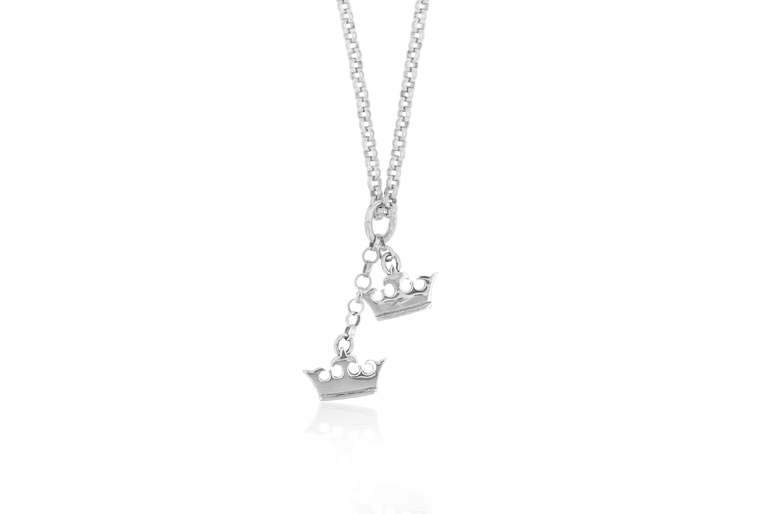 Queen and Queen Crown Pendant