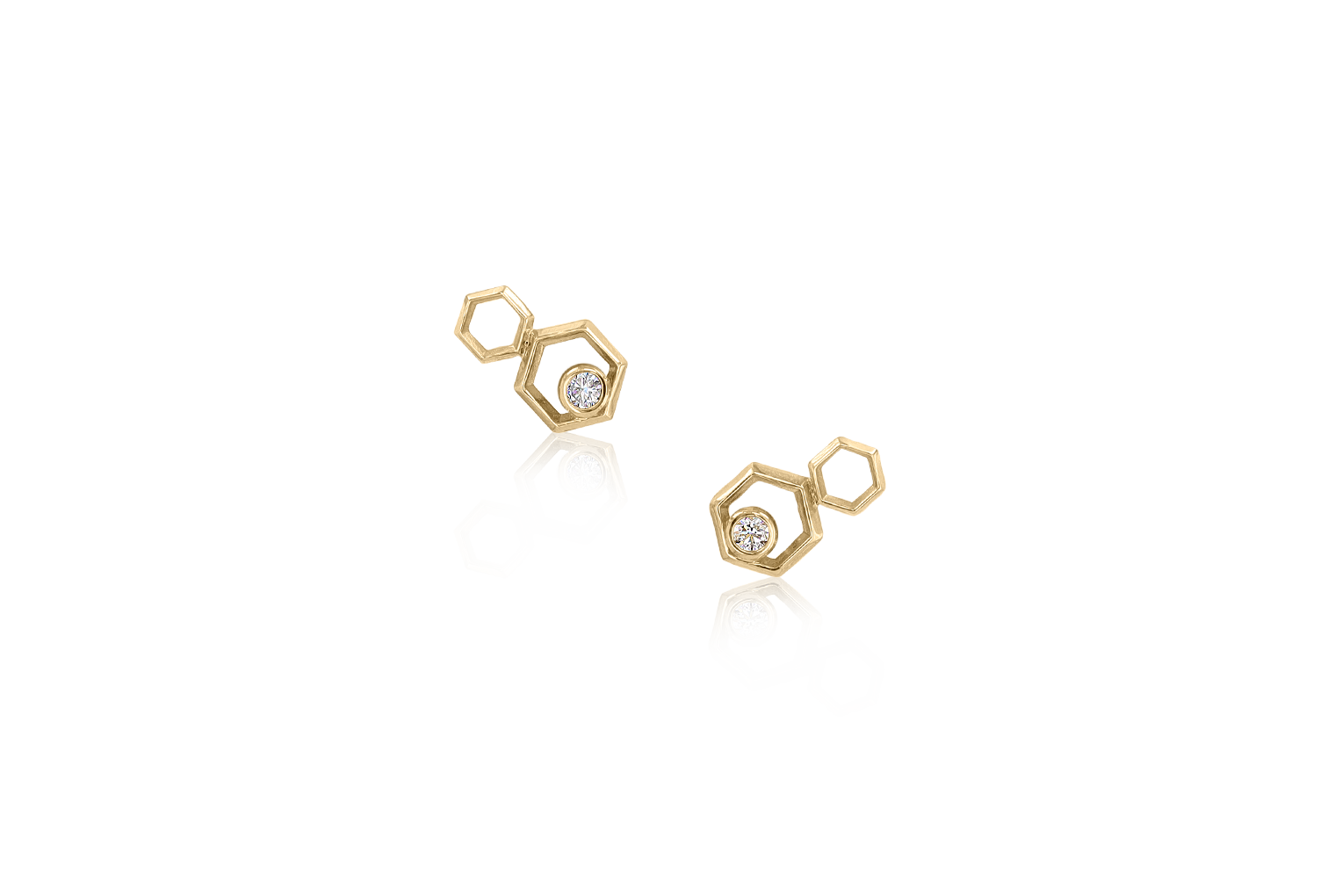 Hive Nucleus Diamond Studs