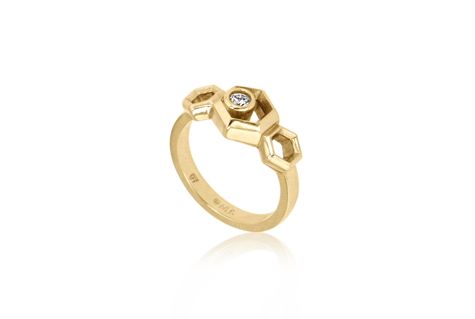 Hive Nucleus Diamond Ring