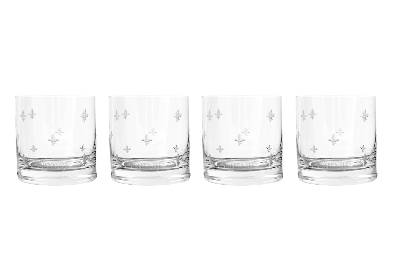 Fleur De Lis Crystal Glasses 