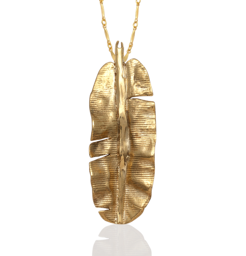 Banana Leaf Pendant