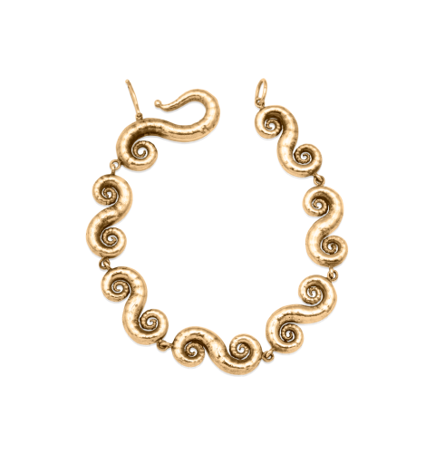 Spiral Shell Linking Bracelet