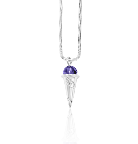 Grape Sno Ball Pendant