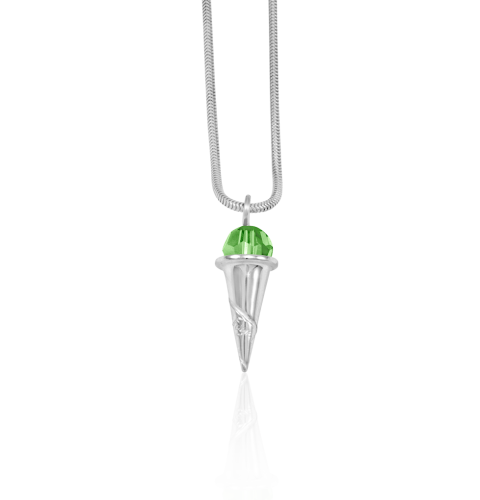 Spearmint Sno Ball Pendant