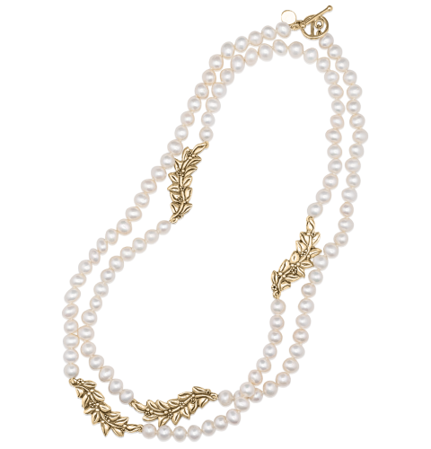 Jasmine Freshwater Pearl Station Necklace