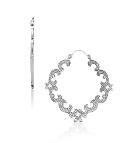 Renaissance Scrollwork Earhoops