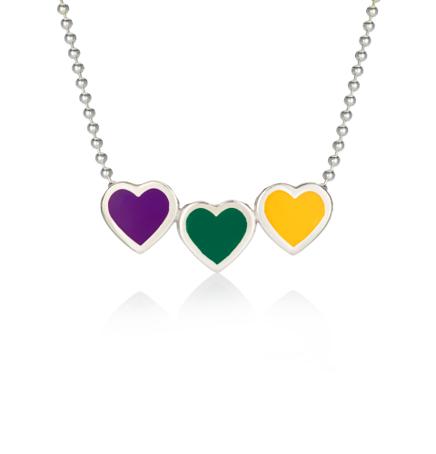 We Love Mardi Gras Pendant