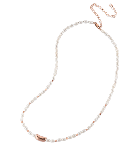 Red Bean and Rice Necklace