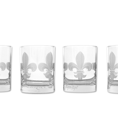 Fleur de Lis Glasses