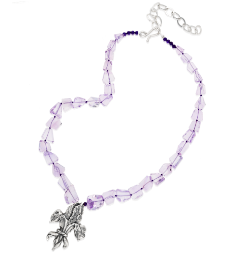 Limited Edition Iris Amethyst Necklace