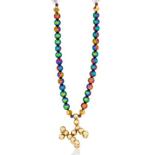 Limited Edition Bead Dog Mardi Gras Necklace