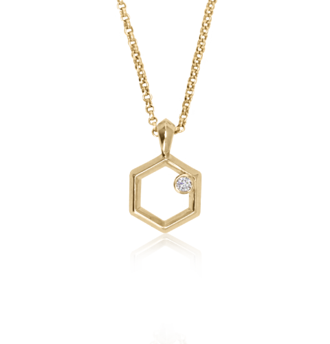 Hive Nucleus Diamond Pendant