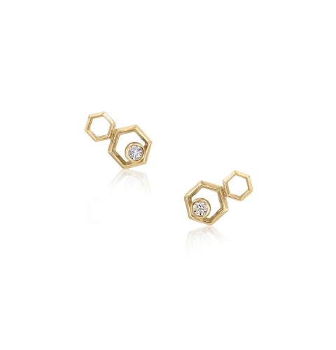 Hive Nucleus Diamond Studs